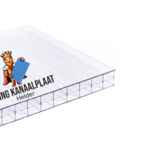 Polycarbonaat Kanaalplaat Helder 16 mm 5X