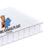 Polycarbonaat Kanaalplaat Helder 25 mm 7H