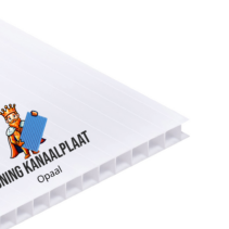 Polycarbonaat Kanaalplaat Opaal 10 mm 2H